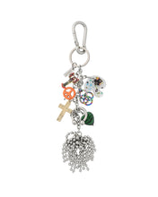 Load image into Gallery viewer, AJOBYAJO Hippie Jangle Keyring Silver