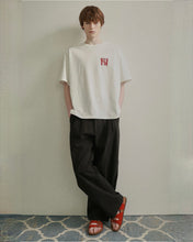 Load image into Gallery viewer, N. Archive Structured Cotton Curved Pants Black