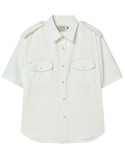Load image into Gallery viewer, N. Archive 90'S French Miliitary Pocket Shirt Ivory
