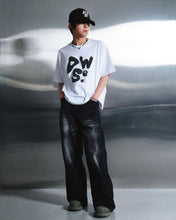 Load image into Gallery viewer, DWSE Double Washed Wide Denim Pants Washed Black
