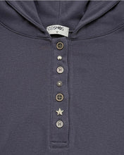 Load image into Gallery viewer, PLASMA SPHERE Clam Studded Hoodie Dark Grey