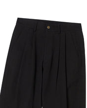 Load image into Gallery viewer, N. Archive Structured Cotton Curved Pants Black