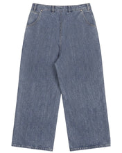 Load image into Gallery viewer, Adlielos A601 Helios Reverse Wide Denim Pants Vintage Mid Blue