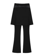 Load image into Gallery viewer, OJOS Pleated Jersey Skirt Pants Black