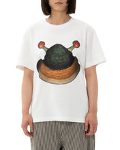 Load image into Gallery viewer, Acceptance Letter Smiley Funghi T-shirt White