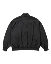 Load image into Gallery viewer, AJOBYAJO Multi Lace Trim Raglan Track Jacket Black
