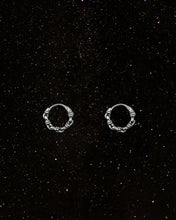 Load image into Gallery viewer, OOO New Tribal SS Hoop Earrings Silver