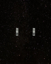 Load image into Gallery viewer, OOO Tri Loop SS Hoop Earrings Silver