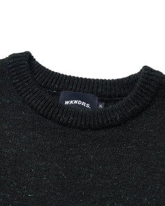 WKNDRS Metallic Sweater Black