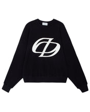 Load image into Gallery viewer, DWS Logo Patchwork Sweatshirt Black
