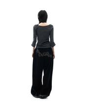 Load image into Gallery viewer, OJOS Hotfix Logo Wide Sweatpants Black