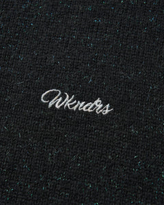 WKNDRS Metallic Sweater Black