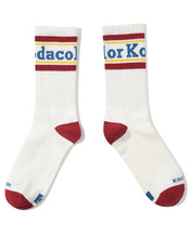 将图片加载到图库查看器,Kodak Kodacolor Crew Socks Red
