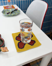 Load image into Gallery viewer, UNALLOYED Flower Knit Coaster Yellow