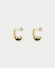 Load image into Gallery viewer, OOO Curve SS Earrings Gold