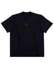 Load image into Gallery viewer, BLR Vintage Logo Embroidery T-Shirt Black