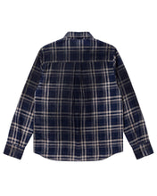 Load image into Gallery viewer, BLR Vintage Faded Check Shirt Dark Navy