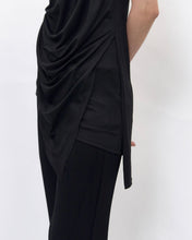 Load image into Gallery viewer, BLR Soft Draping Sleeveless Top Black