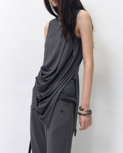 Load image into Gallery viewer, BLR Soft Draping Sleeveless Top Grey