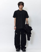 Load image into Gallery viewer, BLR Vintage Logo Embroidery T-Shirt Black