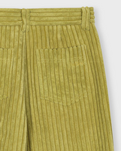 Load image into Gallery viewer, Fallett Corduroy Wide Pants Light Olive