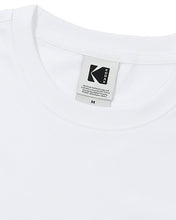 将图片加载到图库查看器,Kodak Big Logo Askin T-shirt White