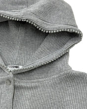 将图片加载到图库查看器,PLASMA SPHERE Patch Applique Hooded Jumper Grey