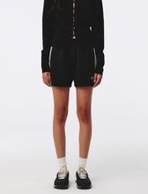 Load image into Gallery viewer, Kijun Double Line Track Shorts Black