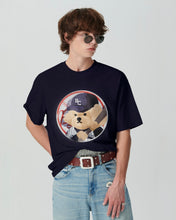 Load image into Gallery viewer, ILP Baseball Dog T-Shirt Navy