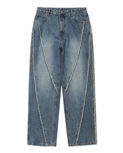 Load image into Gallery viewer, DWS Cut-Off Division Denim Pants Blue
