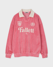 Load image into Gallery viewer, Fallett Velour Collar Sweatshirt Pink