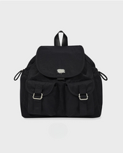 Load image into Gallery viewer, Fallett Double Pocket Small Backpack Black