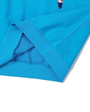 Load image into Gallery viewer, ILP New Parisian Dog Suede Logo Sweatshirt Blue