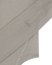Load image into Gallery viewer, OJOS Curved Cut Layered Tee Warm Grey