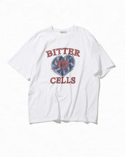 Load image into Gallery viewer, Bitter Cells Heart Record Tee White
