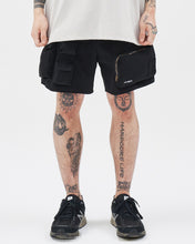 Load image into Gallery viewer, AJOBYAJO Cargo Shorts Black