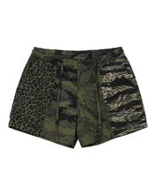 Load image into Gallery viewer, AJOBYAJO Pattern Mixed Shorts Khaki