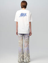 Load image into Gallery viewer, Kijun Print Flared Pants Blue Print