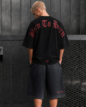 将图片加载到图库查看器,Adlielos Vandal Sweat T-shirt Melange Black