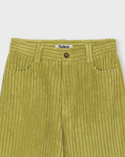 Load image into Gallery viewer, Fallett Corduroy Wide Pants Light Olive