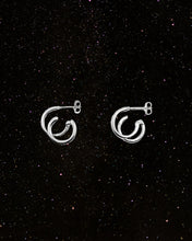 Load image into Gallery viewer, OOO Double Earrings Silver