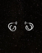 Load image into Gallery viewer, OOO Double Earrings Silver
