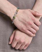 Load image into Gallery viewer, AJOBYAJO Multi Color Beads Layered Bracelet Teal