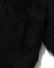 Load image into Gallery viewer, Fallett Eco Fur Cropped Jacket Black