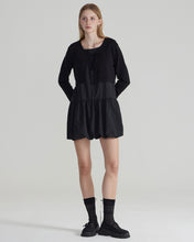 Load image into Gallery viewer, Fallett Crop Ribbon Knit Cardigan Black