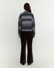 Load image into Gallery viewer, Fallett Bootcut Velour Pants Navy