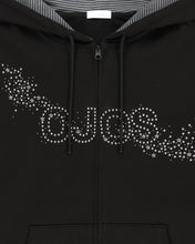 Load image into Gallery viewer, OJOS Hotfix Logo Hoodie Zip-up Black