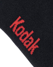 将图片加载到图库查看器,Kodak ColorPlus Mini Logo Crew Socks Black