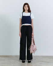 Load image into Gallery viewer, Fallett Parachute Cargo Banding Pants Black