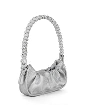 Load image into Gallery viewer, TOITT Mini Knot Twist Shoulder Bag Silky Silver